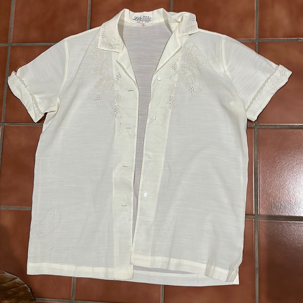 Vintage western button up shirt